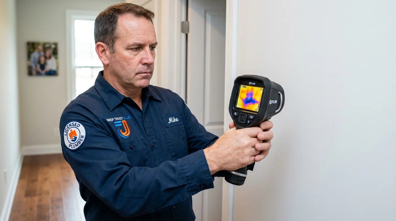 Thermal imaging leak detection by Johns Plumbing LLC in Luck